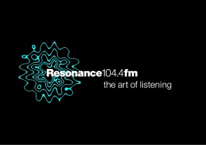 ResonanceFM Logo Black Background